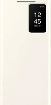 Samsung Smart View Wallet Case S23 Ultra (кремовый)
