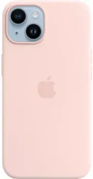 Apple MagSafe Silicone Case для iPhone 14 (розовый мел)