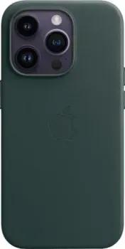 Apple MagSafe Leather Case для iPhone 14 Pro (зеленый лес)
