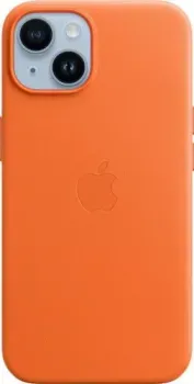 Apple MagSafe Leather Case для iPhone 14 (оранжевый)