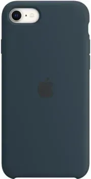 Apple Silicone Case для iPhone SE (синяя бездна)
