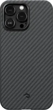 Pitaka MagEZ Case 3 для iPhone 14 Pro (1500D twill, черный/серый)