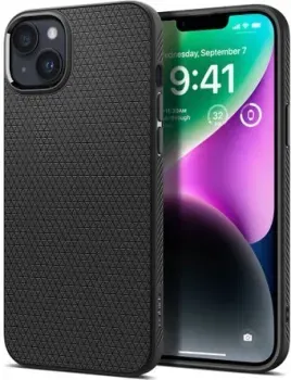 Spigen Liquid Air iPhone 14 Matte Black ACS05037 (черный матовый)