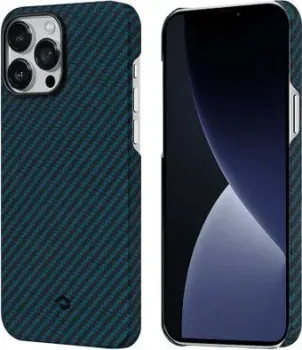 Pitaka MagEZ Case 2 для iPhone 13 Pro (twill, черный/синий)
