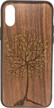 Case Wood для Apple iPhone X (грецкий орех, лето)