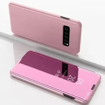 Case Smart view для Samsung Galaxy S10 (розовое золото)