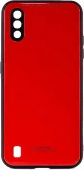 Case Glassy для Galaxy M01 (красный)