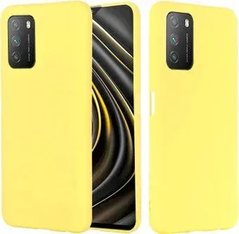 Case Liquid для Poco M3 (желтый)