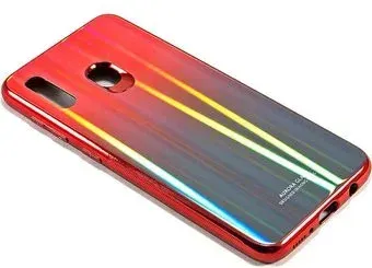 Case Aurora для Galaxy A20/A30 (красный/синий)