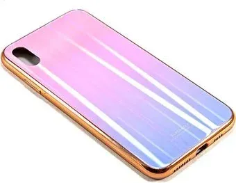 Case Aurora для iPhone XS Max (розовый/фиолетовый)