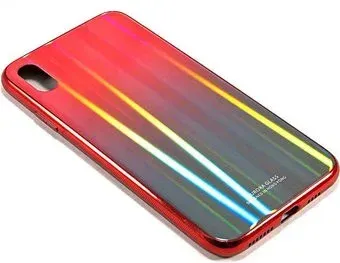 Case Aurora для iPhone XS Max (красный/синий)