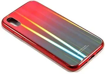 Case Aurora для iPhone X/XS (красный/синий)