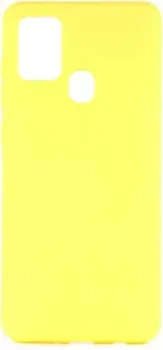 Case Liquid для Galaxy A21s (желтый)