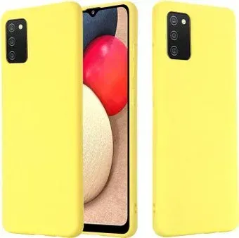 Case Liquid для Galaxy A02s (желтый)