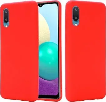 Case Liquid для Galaxy A02/M02 (красный)