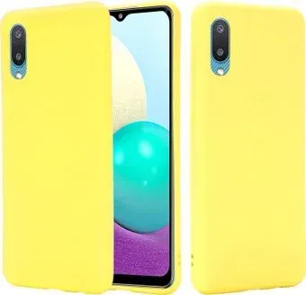 Case Liquid для Galaxy A02/M02 (желтый)