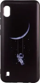 Case Print для Samsung Galaxy A10 (астронавт на луне)