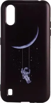 Case Print для Samsung Galaxy A01 (астронавт на луне)