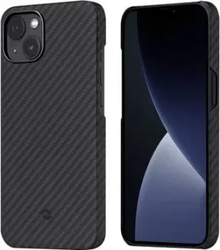 Pitaka MagEZ Case 2 для iPhone 13 (twill, черный/серый)