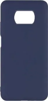 Case Matte для Xiaomi Poco X3/X3 Pro (темно-синий)
