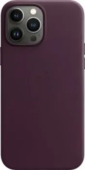 Apple MagSafe Leather Case для iPhone 13 Pro Max (темная вишня)