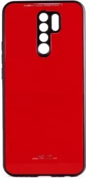 Case Glassy для Xiaomi Redmi 9 (красный)