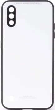 Case Glassy для Samsung Galaxy M01 (белый)