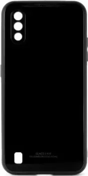 Case Glassy для Samsung Galaxy M01 (черный)