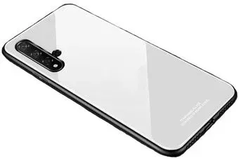 Case Glassy для Huawei Nova 5T/Honor 20 (белый)