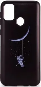 Case Print для Samsung Galaxy M21 (астронавт на луне)