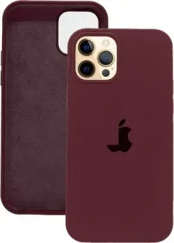 EXPERTS Silicone Case для Apple iPhone 12/12 Pro (винный)