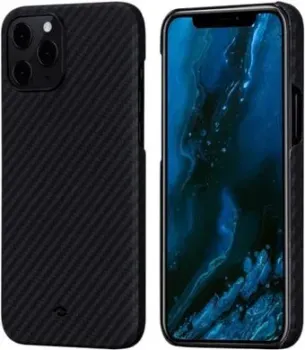 Pitaka MagEZ для iPhone 12 Pro Max (twill, черный/серый)