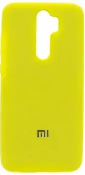 EXPERTS Soft-Touch для Xiaomi Redmi 9 с LOGO (желтый)