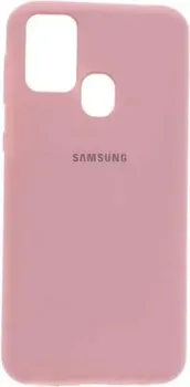 EXPERTS Soft-Touch для Samsung Galaxy M31 с LOGO (розовый)