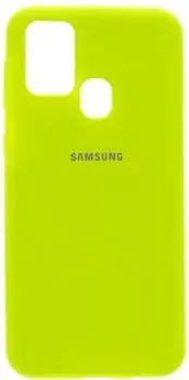 EXPERTS Soft-Touch для Samsung Galaxy M21 с LOGO (салатовый)