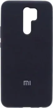 EXPERTS Original Tpu для Xiaomi Redmi 9 с LOGO (темно-синий)