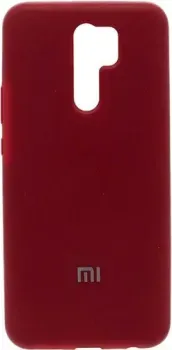 EXPERTS Original Tpu для Xiaomi Redmi 9 с LOGO (темно-красный)