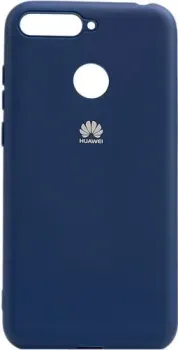 EXPERTS Magnetic для Huawei Y6 Prime (2018)/Honor 7C (темно-синий)