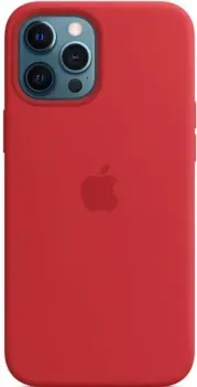 Apple MagSafe Silicone Case для iPhone 12 Pro Max (красный)