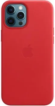 Apple MagSafe Leather Case для iPhone 12 Pro Max (алый)