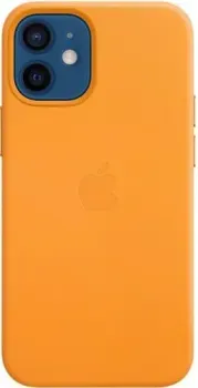 Apple MagSafe Leather Case для iPhone 12 mini (золотой апельсин)