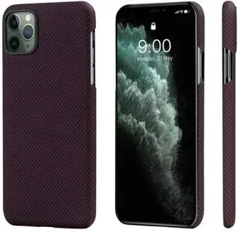 Pitaka MagEZ для iPhone 11 Pro (plain, черный/красный)