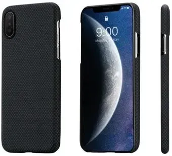 Pitaka MagEZ для iPhone Xs Max (plain, черный/серый)