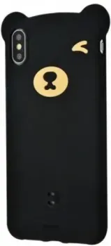 Baseus Bear Silicone для iPhone XS Max (черный)
