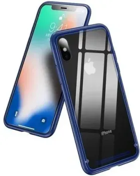 Baseus See-through Glass для iPhone X (синий)