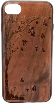 Case Wood для Apple iPhone 7/8 (грецкий орех, осень)