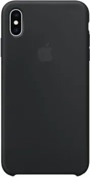 Apple Silicone Case для iPhone XS Max Black