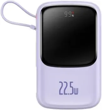 Baseus Qpow Pro Digital Display Fast Charge 22.5W 20000mAh (сиреневый)