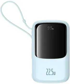 Baseus Qpow Pro+ Digital Display Fast Charge 22.5W 10000mAh (голубой)