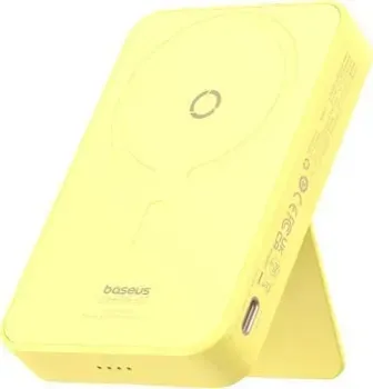 Baseus MagPro Magnetic Bracket Wireless Fast-Charging Power Bank 20W 5000mAh (желтый)